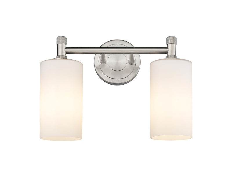 Innovations 434-2W-SN-G434-7WH LED Bath Vanity, Satin Nickel