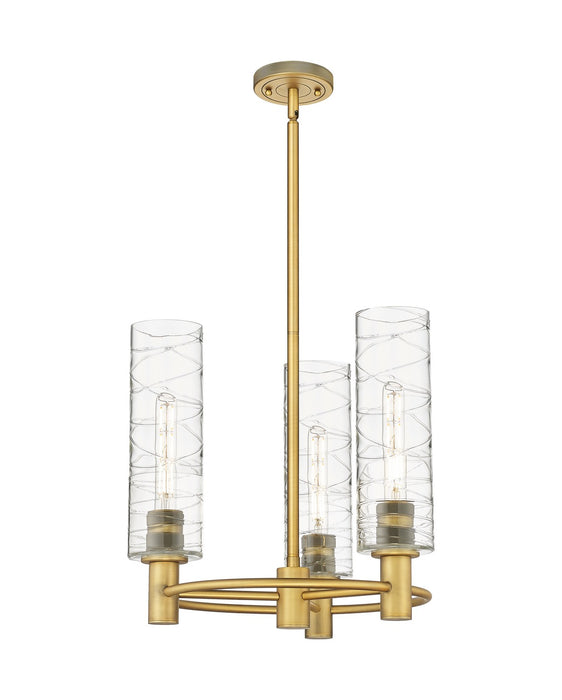 Innovations 434-3CR-BB-G434-12DE LED Pendant, Brushed Brass