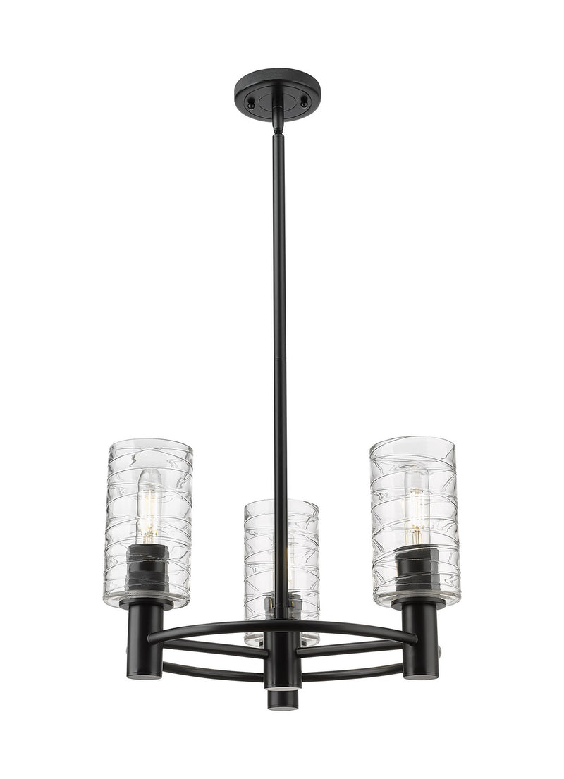 Innovations 434-3CR-BK-G434-7DE LED Pendant, Matte Black