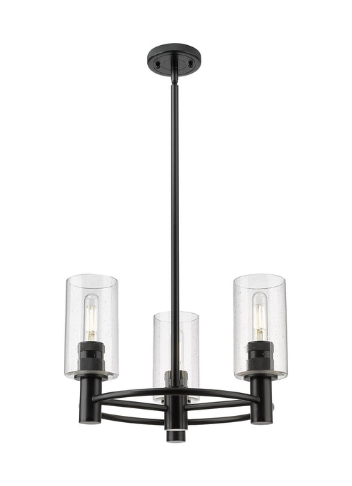 Innovations 434-3CR-BK-G434-7SDY LED Pendant, Matte Black