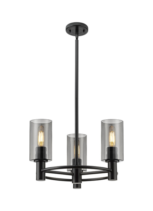 Innovations 434-3CR-BK-G434-7SM LED Pendant, Matte Black