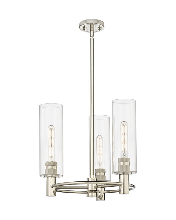 Innovations 434-3CR-PN-G434-12CL LED Pendant, Polished Nickel