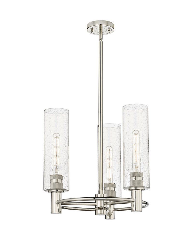 Innovations 434-3CR-PN-G434-12SDY LED Pendant, Polished Nickel