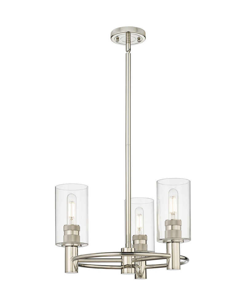 Innovations 434-3CR-PN-G434-7CL LED Pendant, Polished Nickel
