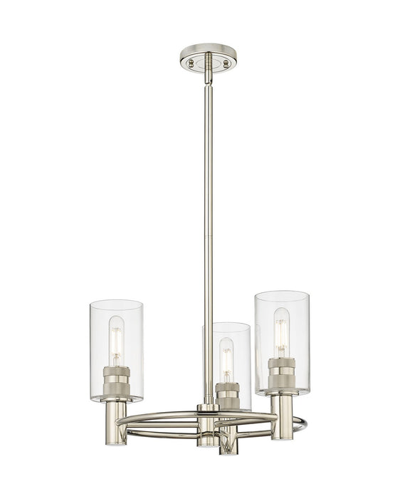 Innovations 434-3CR-PN-G434-7CL LED Pendant, Polished Nickel