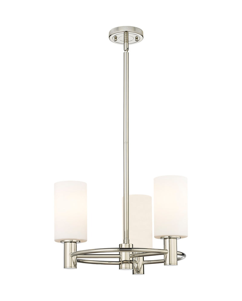 Innovations 434-3CR-PN-G434-7WH LED Pendant, Polished Nickel