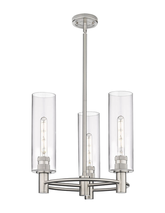 Innovations 434-3CR-SN-G434-12CL LED Pendant, Satin Nickel