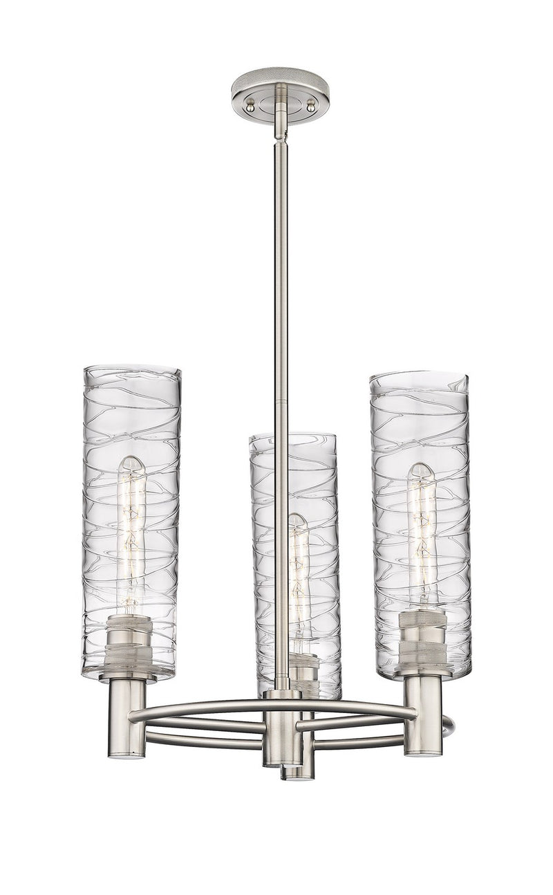 Innovations 434-3CR-SN-G434-12DE LED Pendant, Satin Nickel