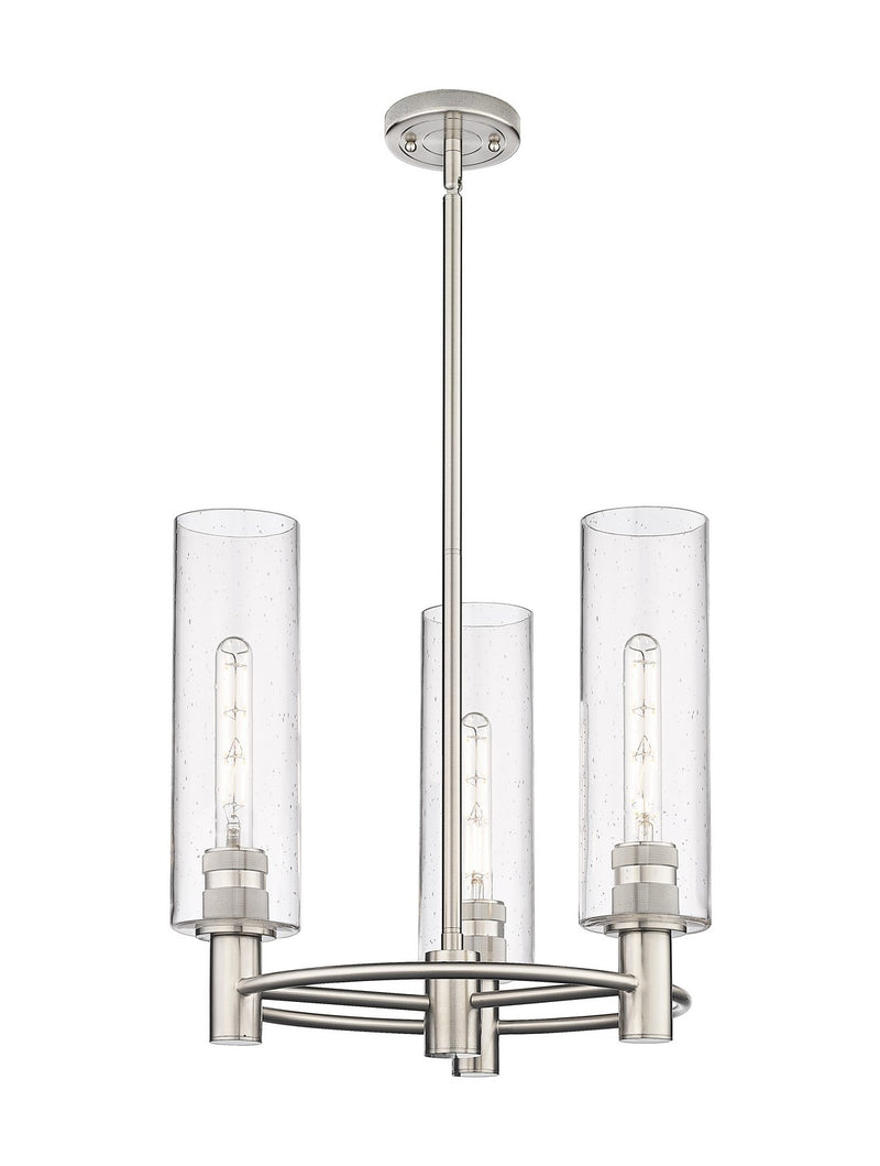Innovations 434-3CR-SN-G434-12SDY LED Pendant, Satin Nickel