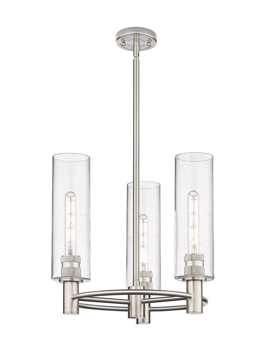 Innovations 434-3CR-SN-G434-12SDY LED Pendant, Satin Nickel