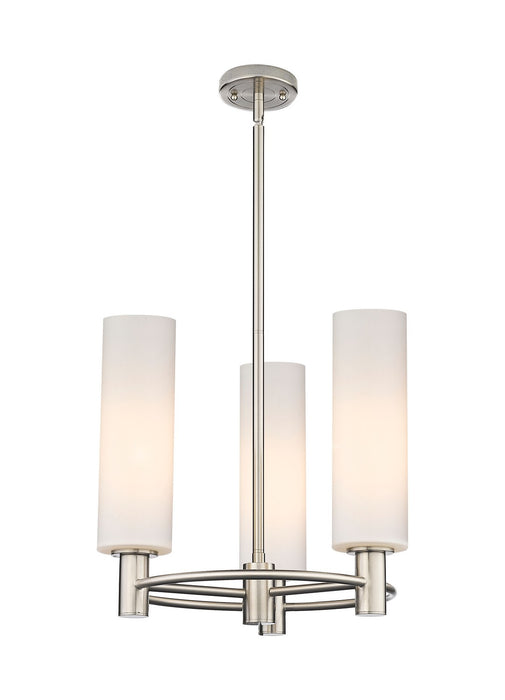 Innovations 434-3CR-SN-G434-12WH LED Pendant, Satin Nickel