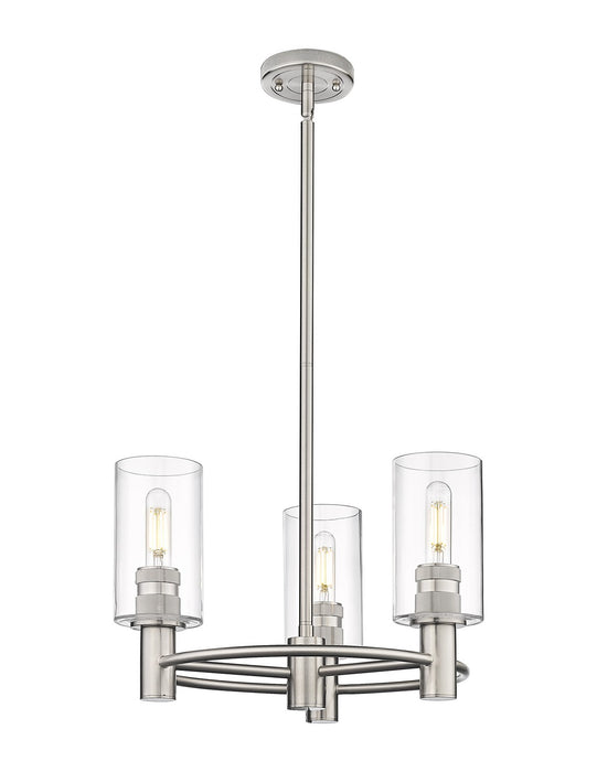 Innovations 434-3CR-SN-G434-7CL LED Pendant, Satin Nickel