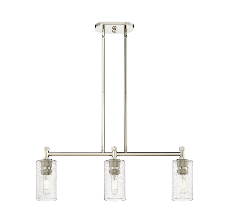 Innovations 434-3I-PN-G434-7SDY LED Island Pendant, Polished Nickel