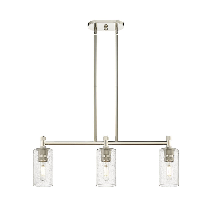 Innovations 434-3I-PN-G434-7SDY LED Island Pendant, Polished Nickel