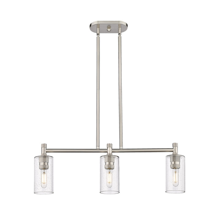 Innovations 434-3I-SN-G434-7SDY LED Island Pendant, Satin Nickel