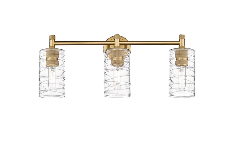 Innovations 434-3W-BB-G434-7DE LED Bath Vanity, Brushed Brass