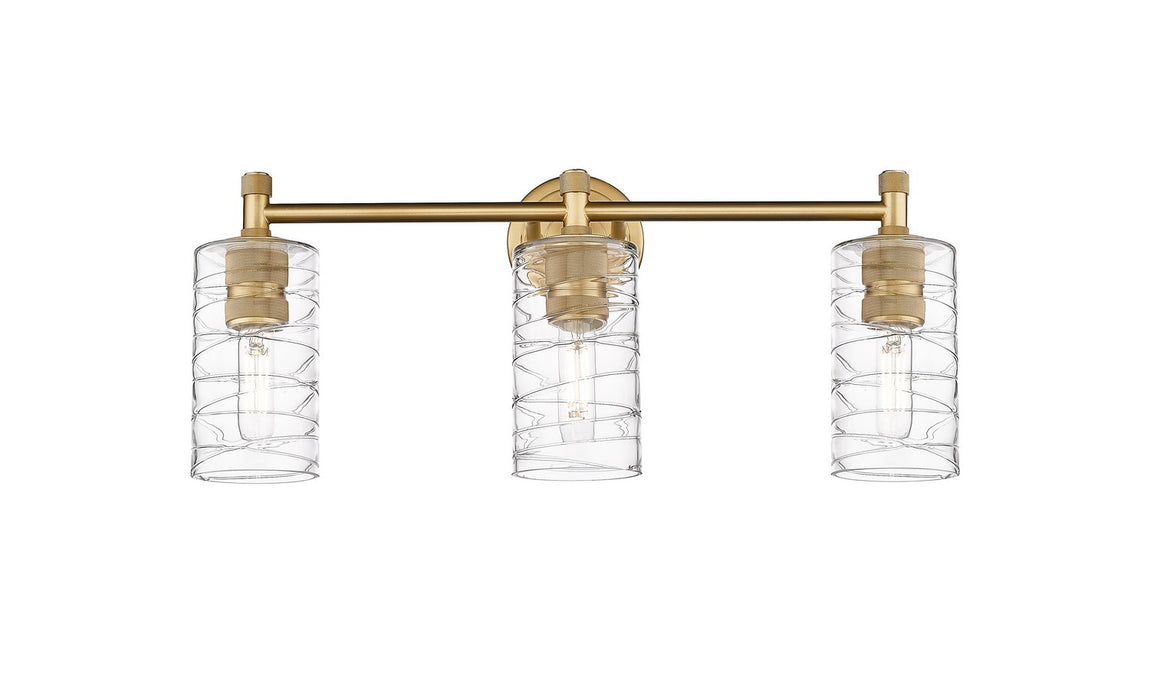 Innovations 434-3W-BB-G434-7DE LED Bath Vanity, Brushed Brass