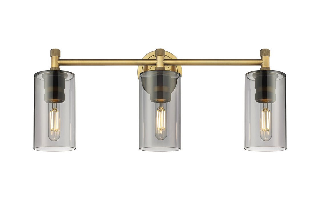 Innovations 434-3W-BB-G434-7SM LED Bath Vanity, Brushed Brass