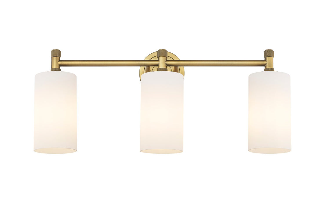 Innovations 434-3W-BB-G434-7WH LED Bath Vanity, Brushed Brass