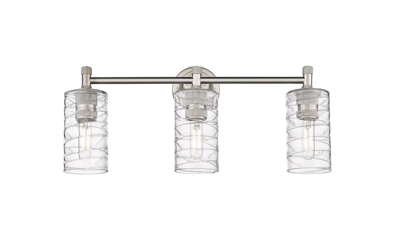 Innovations 434-3W-SN-G434-7DE LED Bath Vanity, Satin Nickel