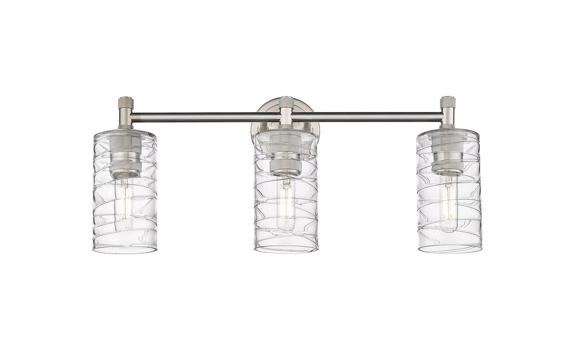 Innovations 434-3W-SN-G434-7DE LED Bath Vanity, Satin Nickel