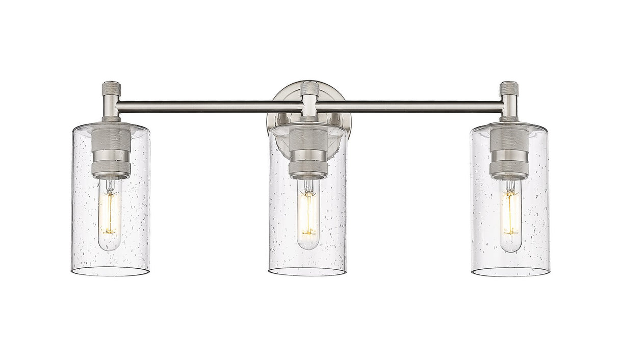 Innovations 434-3W-SN-G434-7SDY LED Bath Vanity, Satin Nickel