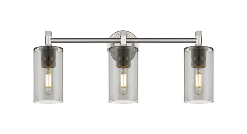 Innovations 434-3W-SN-G434-7SM LED Bath Vanity, Satin Nickel