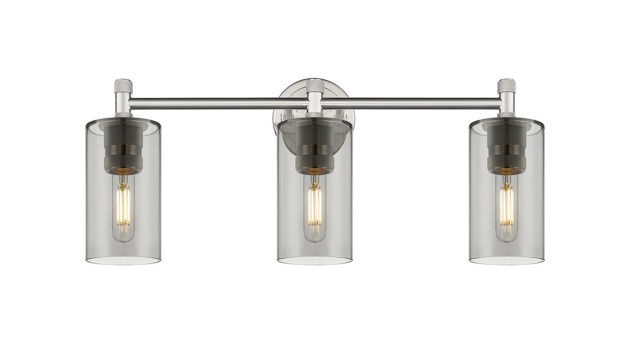 Innovations 434-3W-SN-G434-7SM LED Bath Vanity, Satin Nickel