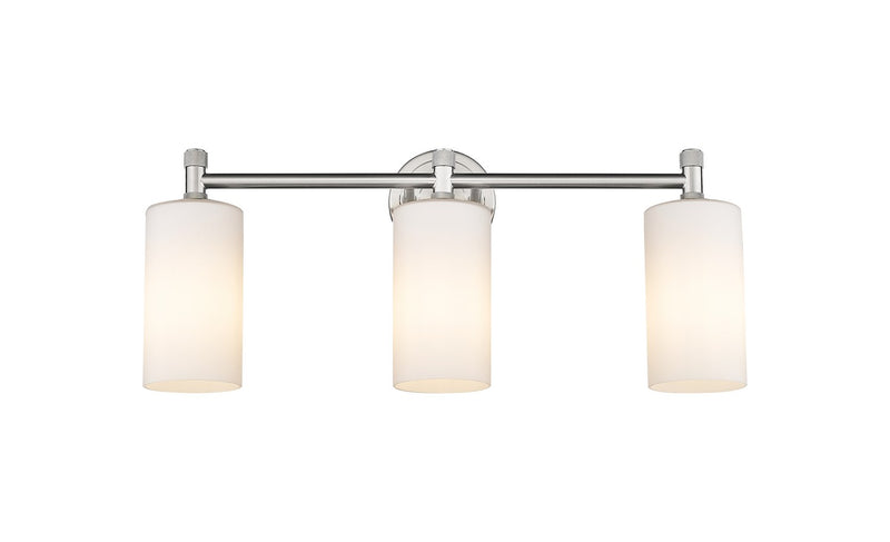 Innovations 434-3W-SN-G434-7WH LED Bath Vanity, Satin Nickel