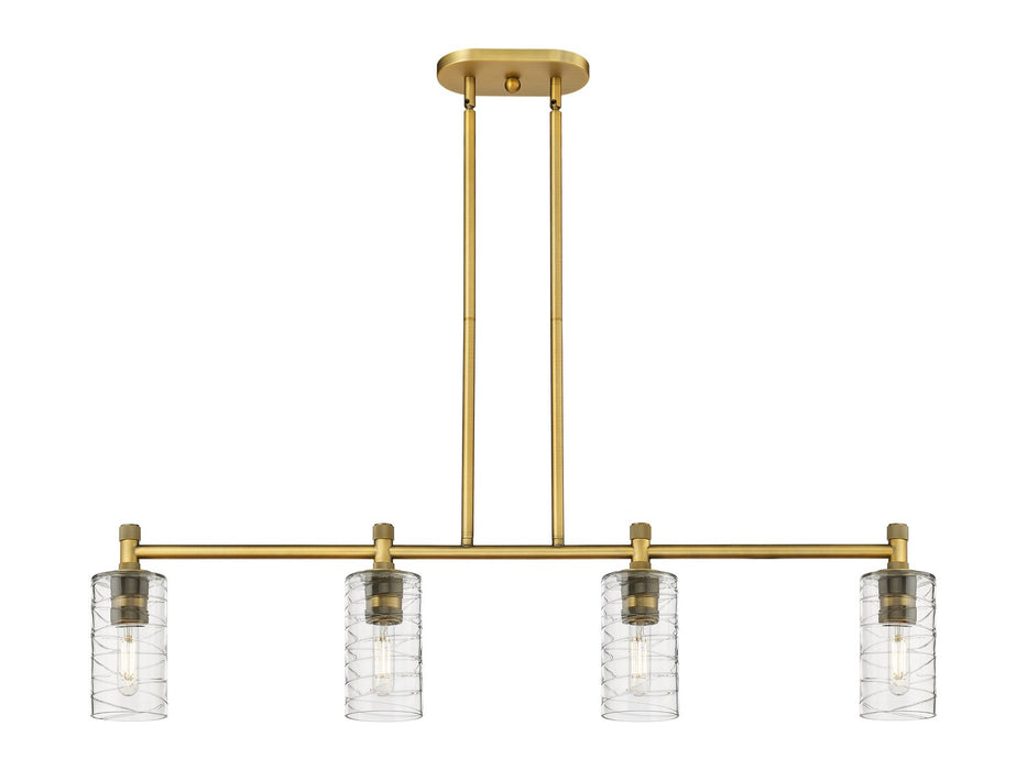 Innovations 434-4I-BB-G434-7DE LED Island Pendant, Brushed Brass