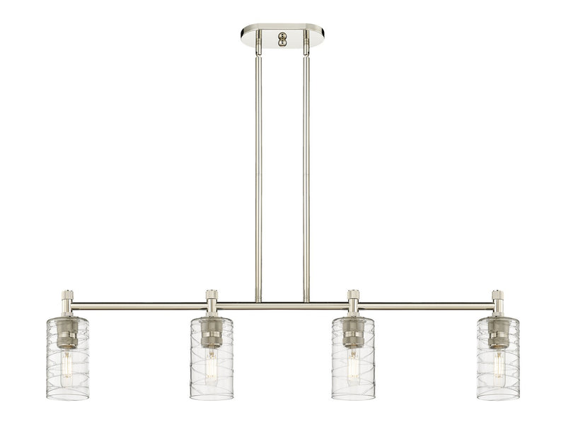 Innovations 434-4I-PN-G434-7DE LED Island Pendant, Polished Nickel