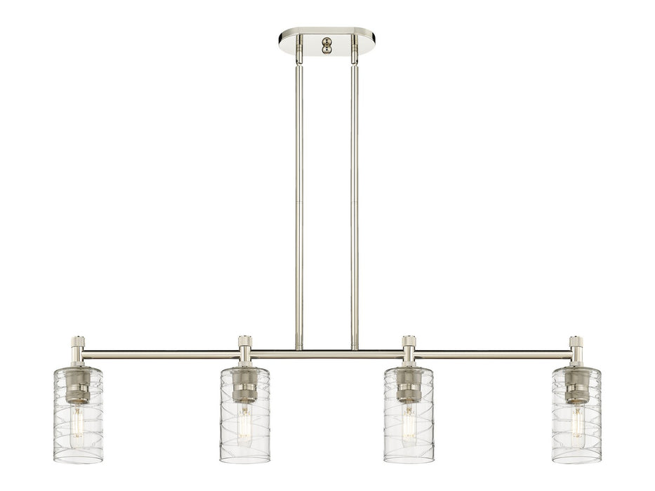 Innovations 434-4I-PN-G434-7DE LED Island Pendant, Polished Nickel