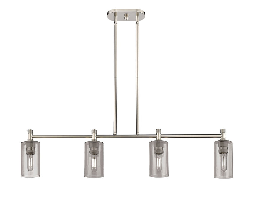 Innovations 434-4I-PN-G434-7SM LED Island Pendant, Polished Nickel