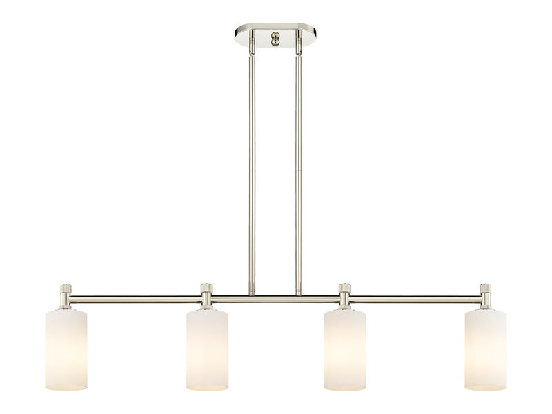 Innovations 434-4I-PN-G434-7WH LED Island Pendant, Polished Nickel