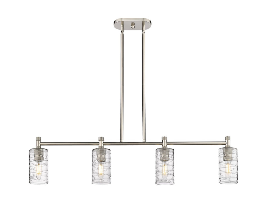Innovations 434-4I-SN-G434-7DE LED Island Pendant, Satin Nickel