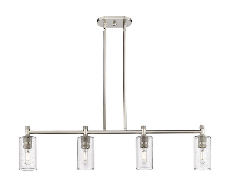 Innovations 434-4I-SN-G434-7SDY LED Island Pendant, Satin Nickel