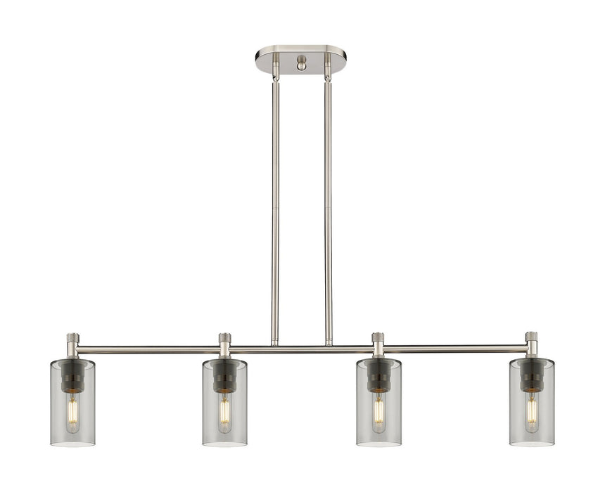 Innovations 434-4I-SN-G434-7SM LED Island Pendant, Satin Nickel