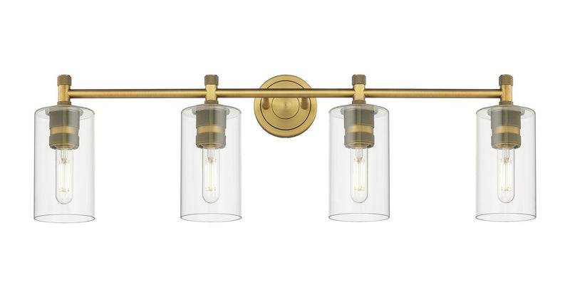 Innovations 434-4W-BB-G434-7CL LED Bath Vanity, Brushed Brass