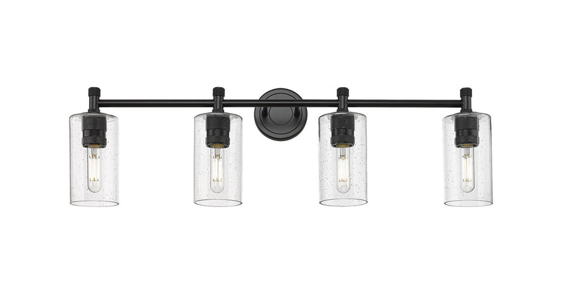 Innovations 434-4W-BK-G434-7SDY LED Bath Vanity, Matte Black
