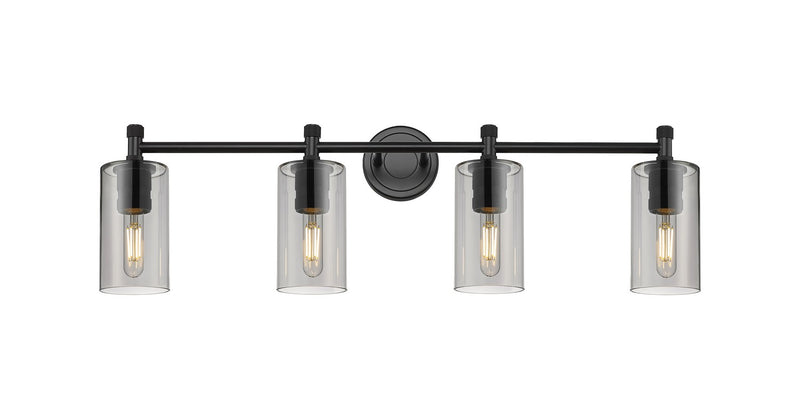 Innovations 434-4W-BK-G434-7SM LED Bath Vanity, Matte Black