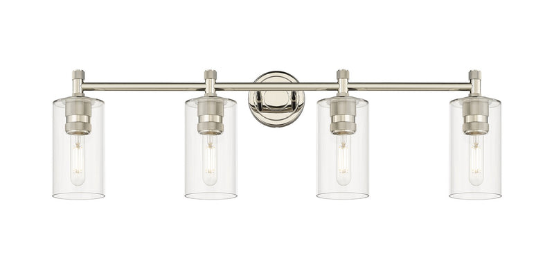 Innovations 434-4W-PN-G434-7CL LED Bath Vanity, Polished Nickel