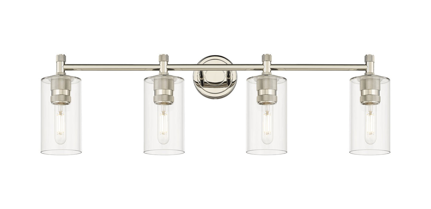 Innovations 434-4W-PN-G434-7CL LED Bath Vanity, Polished Nickel