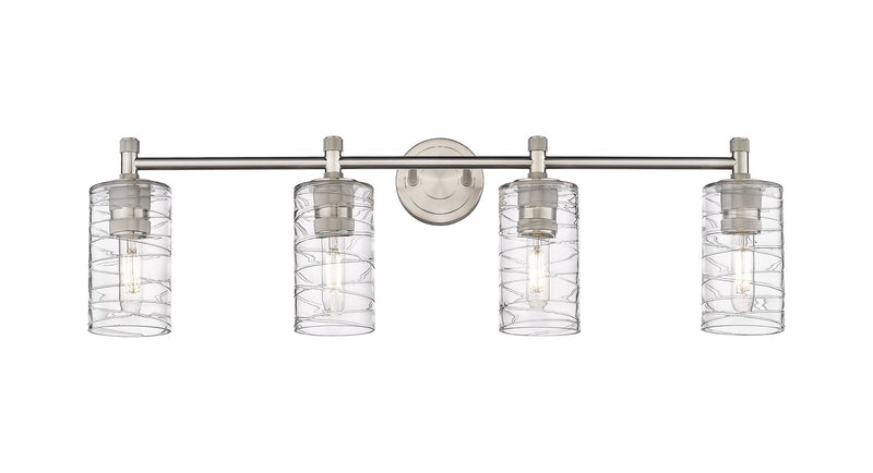 Innovations 434-4W-SN-G434-7DE LED Bath Vanity, Satin Nickel