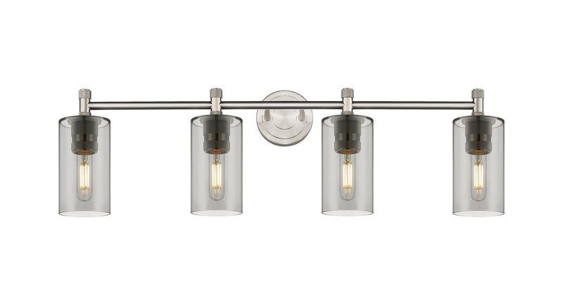 Innovations 434-4W-SN-G434-7SM LED Bath Vanity, Satin Nickel