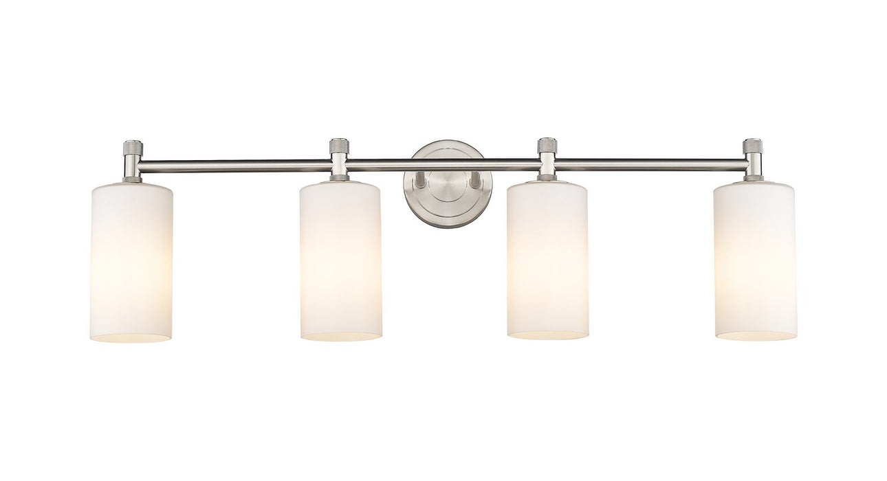 Innovations 434-4W-SN-G434-7WH LED Bath Vanity, Satin Nickel