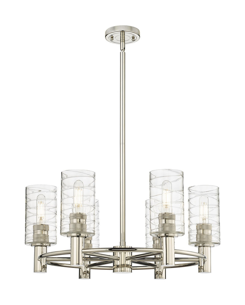 Innovations 434-6CR-PN-G434-7DE LED Chandelier, Polished Nickel