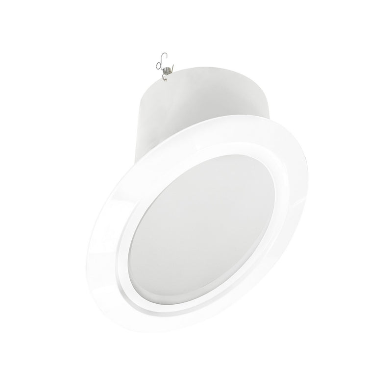 Nora Lighting NTM-616/45W Trim, White Reflector / White Flange