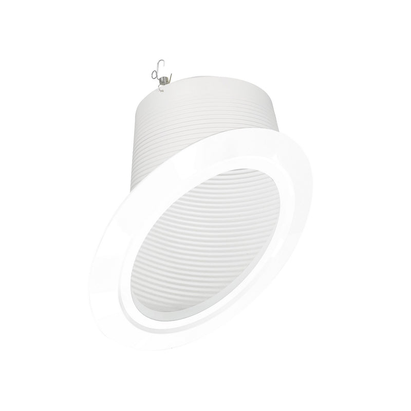 Nora Lighting NTM-617/45W Trim, White Baffle / White Flange