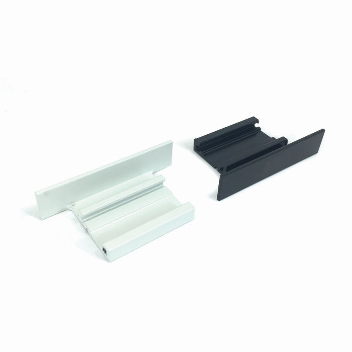 Nora Lighting NTRT-18B Dead End Piece For Recessed Track, 1 Or 2 Circuit Track