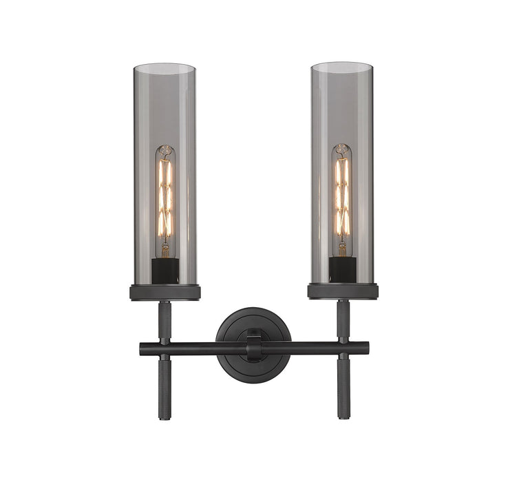 Innovations 471-2W-BK-G471-12SM LED Bath Vanity, Matte Black